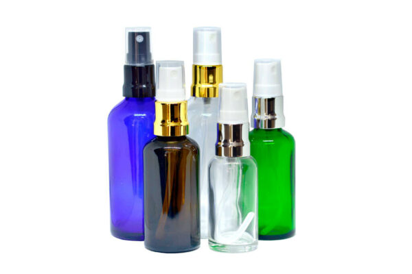 Glass bottles with Spray pumps