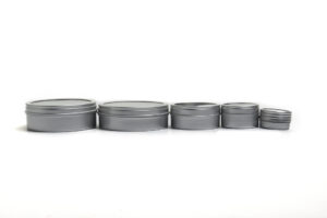 Aluminum Jars with Clear view Tops
