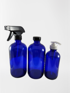 Blue Glass bottle