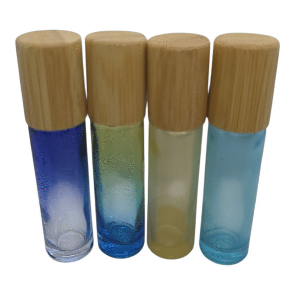 Roller Glass bottle with Bamboo Cap 10 ml (150pcs) - Image 5