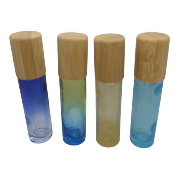 Roller Glass bottle with Bamboo Cap 10 ml (150pcs) - Image 6