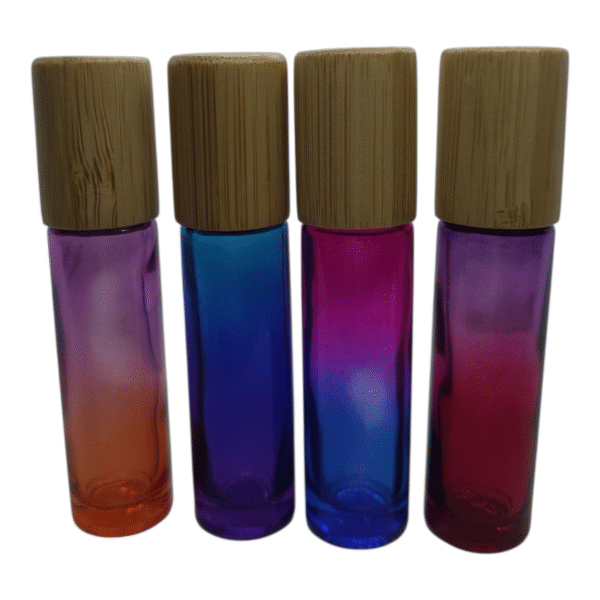 Roller Glass bottle with Bamboo Cap 10 ml (150pcs) - Image 7