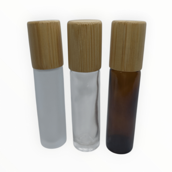Roller Glass bottle with Bamboo Cap 10 ml (150pcs) - Image 9
