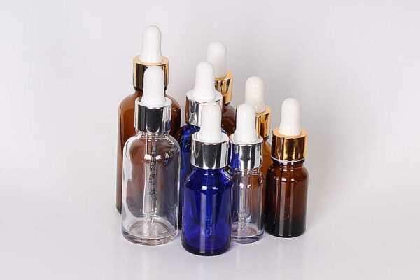 Glass bottles with glass Dropper