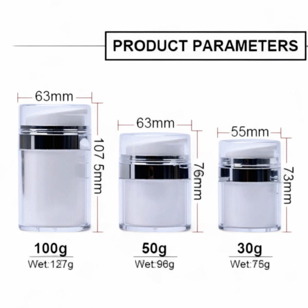 Acrylic Plastic Airless Jar - Image 6
